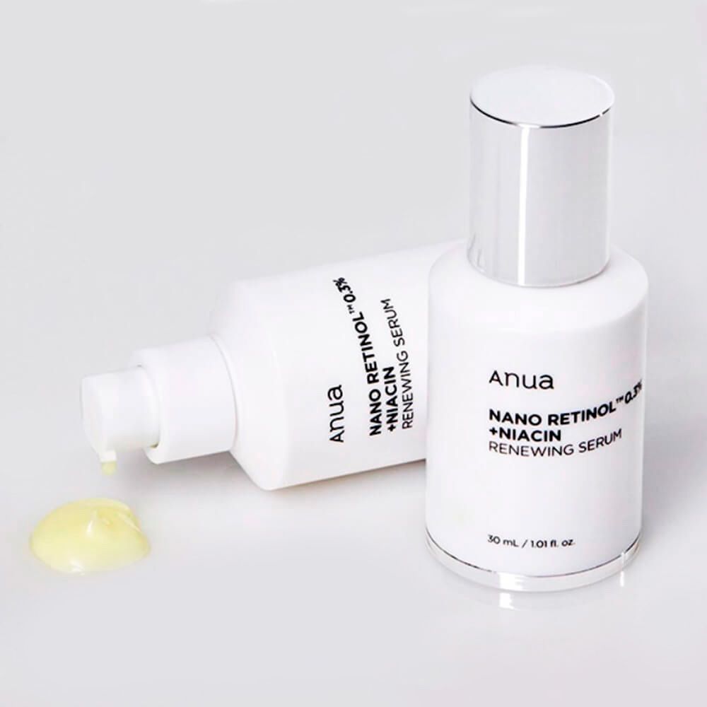 Cыворотка с ретинолом и ниацинамидом ANUA Nano Retinol 0,3%+Niacin Renewing Serum