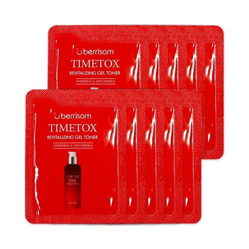 Тонер для лица антивозрастной ПРОБНИК Berrisom TIMETOX REVITALIZING GEL TONER