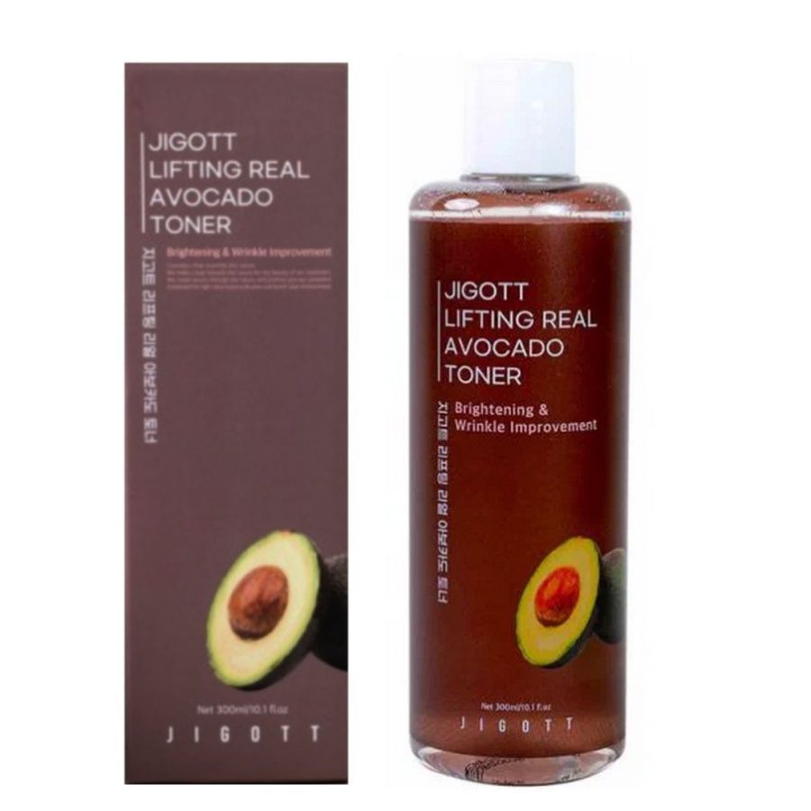 Лифтинг тонер с экстрактом авокадо Jigott  Lifting Real Avocado Toner