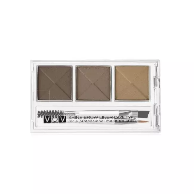 Подводка для бровей VOV-3 Shine brow liner cake type