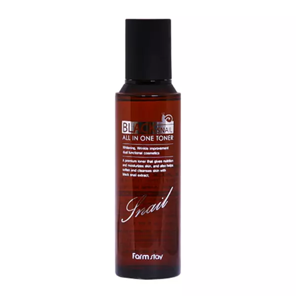 Восстанавливающий тонер с муцином черной улитки FarmStay Black Snail All In One Toner